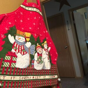 Ready for Christmas baking Apron in great condition